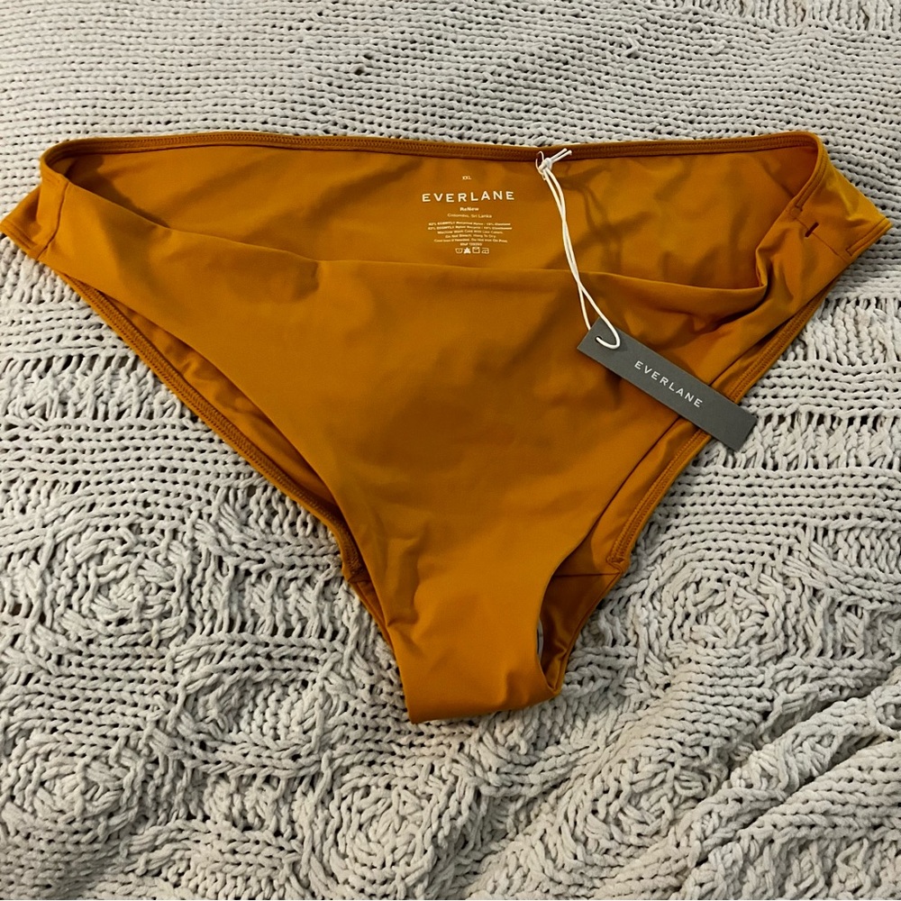 Everlane women’s size XXL yellow bikini bottoms brand new with tags